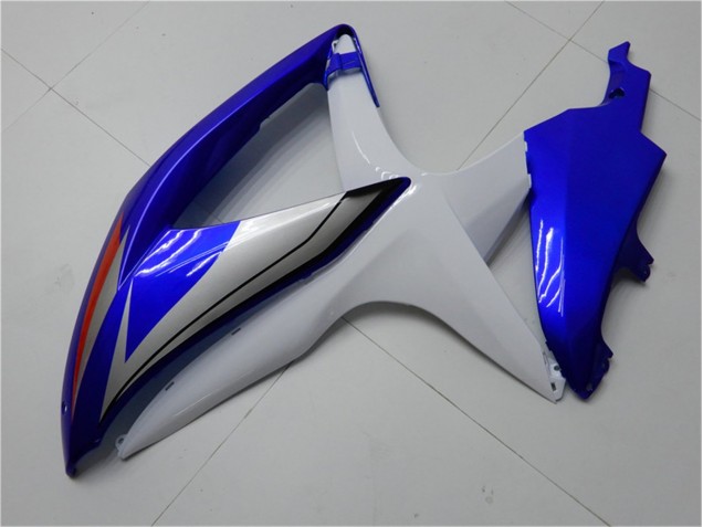 Blau Weiß Suzuki GSXR 600 / 750 K8 08-10 Motorrad Verkleidungen Komplett Sets Blau Weiß Suzuki GSXR 600 / 750 K8 08-10 Motorrad Verkleidungen Komplett Sets