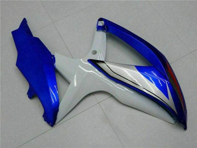 Blau Weiß Suzuki GSXR 600 / 750 K8 08-10 Motorrad Verkleidungen Blau Weiß Suzuki GSXR 600 / 750 K8 08-10 Motorrad Verkleidungen