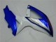 Blau Weiß Suzuki GSXR 600 / 750 K8 08-10 Motorrad Verkleidungen Blau Weiß Suzuki GSXR 600 / 750 K8 08-10 Motorrad Verkleidungen