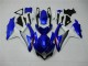 Blau Weiß Suzuki GSXR 600 / 750 K8 08-10 Motorrad Verkleidungen Blau Weiß Suzuki GSXR 600 / 750 K8 08-10 Motorrad Verkleidungen