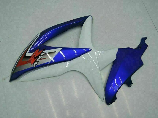 Blau Weiß Suzuki GSXR 600 / 750 K8 08-10 Motorrad VollVerkleidungen & Plastik Blau Weiß Suzuki GSXR 600 / 750 K8 08-10 Motorrad VollVerkleidungen & Plastik