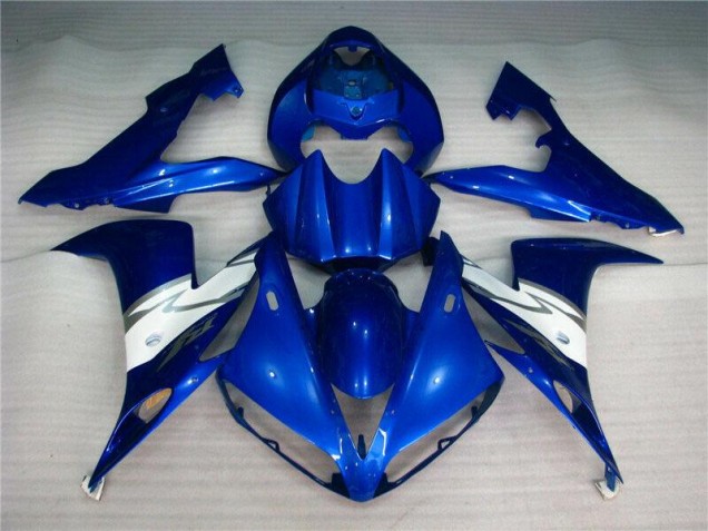 Blau Weiß Yamaha R1 04-06 Motorrad Verkleidungen Blau Weiß Yamaha R1 04-06 Motorrad Verkleidungen