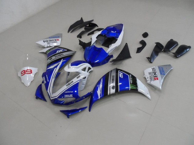 Blau Weiß Yamaha R1 09-11 Motorrad Vollverkleidung Blau Weiß Yamaha R1 09-11 Motorrad Vollverkleidung