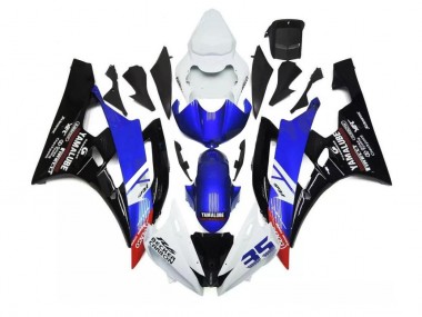 Blau Weiß Yamaha R6 06-07 Motorrad Verkleidung