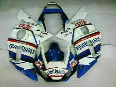 Blau Weiß Yamaha R6 98-02 Motorrad Vollverkleidung