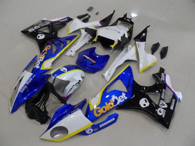Blau Weiße GoldBet BMW S1000RR 09-14 Motorrad Verkleidungen