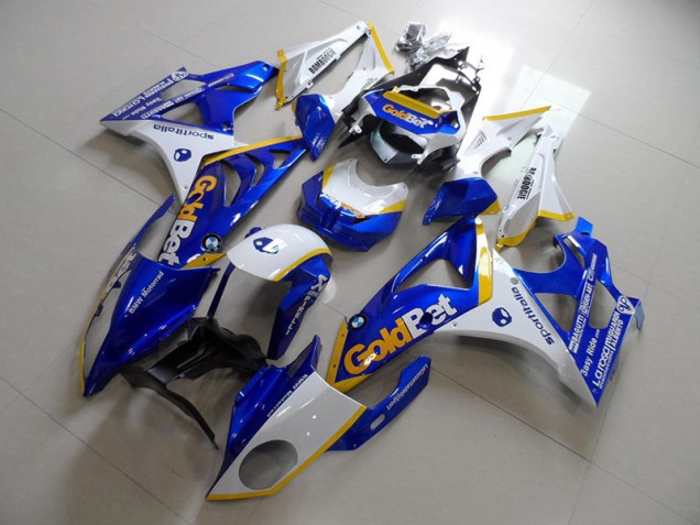 Blau Weiße GoldBet BMW S1000RR 09-14 Motorrad Vollverkleidung Blau Weiße GoldBet BMW S1000RR 09-14 Motorrad Vollverkleidung