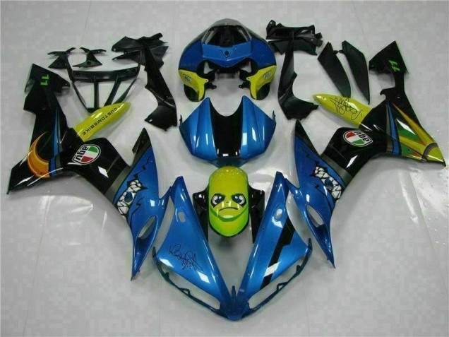 Blau Yamaha R1 04-06 Motorrad Vollverkleidung Blau Yamaha R1 04-06 Motorrad Vollverkleidung