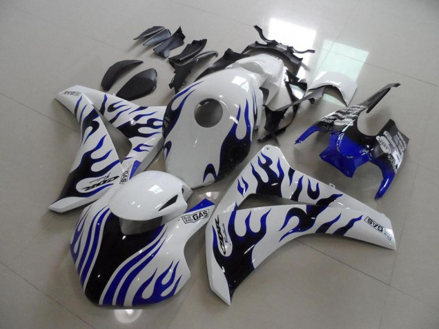 Blau schwarze Flamme Rennen Honda CBR 1000 RR 08-11 Motorrad Verkleidungen Blau schwarze Flamme Rennen Honda CBR 1000 RR 08-11 Motorrad Verkleidungen