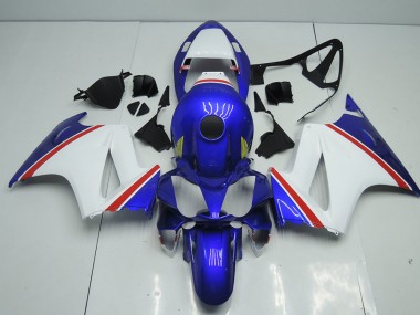 Blau und Weiß Honda VFR 800 02-13 Motorrad Verkleidungen