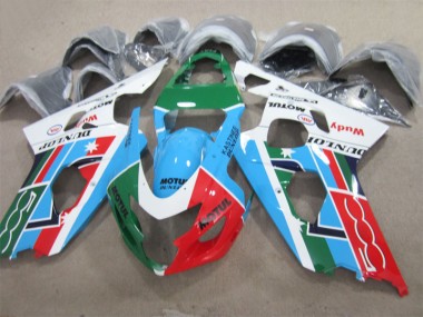 BlauGrün Rot Motul Suzuki GSXR 600 K4 04-05 Motorrad Verkleidungen