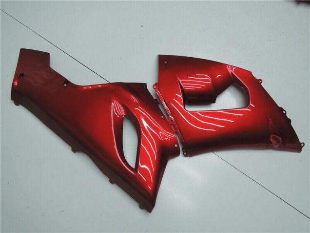 Candy Rot Kawasaki ZX6R 05-06 Motorrad Verkleidungen