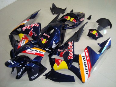 Dunkel blau Rot Bull Repsol Honda CBR 600 RR 05-06 Motorrad Verkleidungen