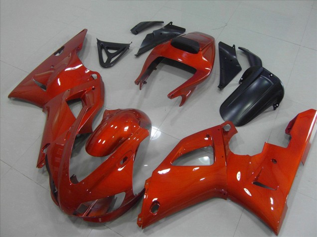 Dunkel orange Yamaha R1 98-99 Motorrad Verkleidungen Dunkel orange Yamaha R1 98-99 Motorrad Verkleidungen