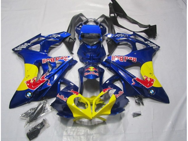 Gelb Blau Red Bull BMW S1000RR 09-14 Motorrad Verkleidungen Gelb Blau Red Bull BMW S1000RR 09-14 Motorrad Verkleidungen