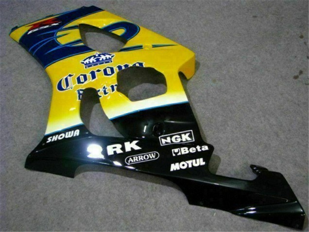 Gelb Blau Suzuki GSXR 1000 K3 03-04 Motorrad Verkleidungen Gelb Blau Suzuki GSXR 1000 K3 03-04 Motorrad Verkleidungen