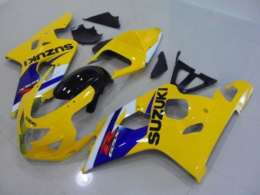 Gelb Blau Suzuki GSXR 750 K4 04-05 Motorrad Verkleidungen