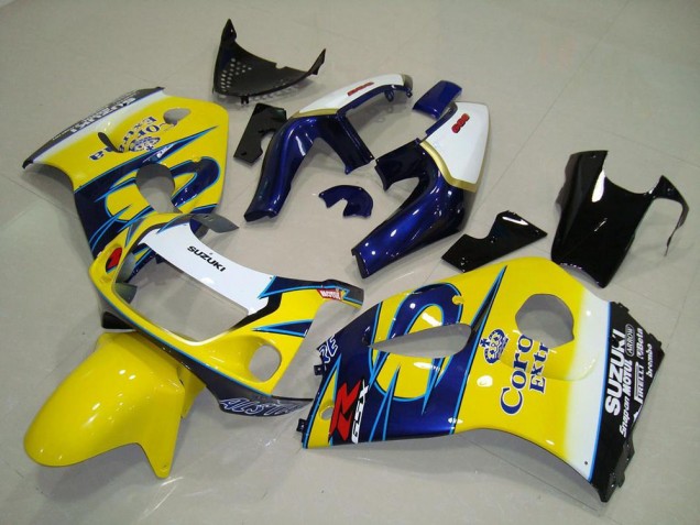 Gelb Corona Suzuki GSXR 600 96-00 Motorrad Verkleidungen Gelb Corona Suzuki GSXR 600 96-00 Motorrad Verkleidungen