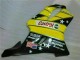 Gelb Schwarz Castrol Cycle World Honda CBR 600 F4i 01-03 Motorrad Verkleidungen