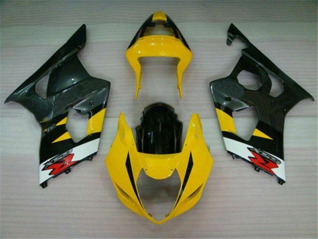 Gelb Schwarz Suzuki GSXR 1000 K3 03-04 Motorrad Verkleidungen