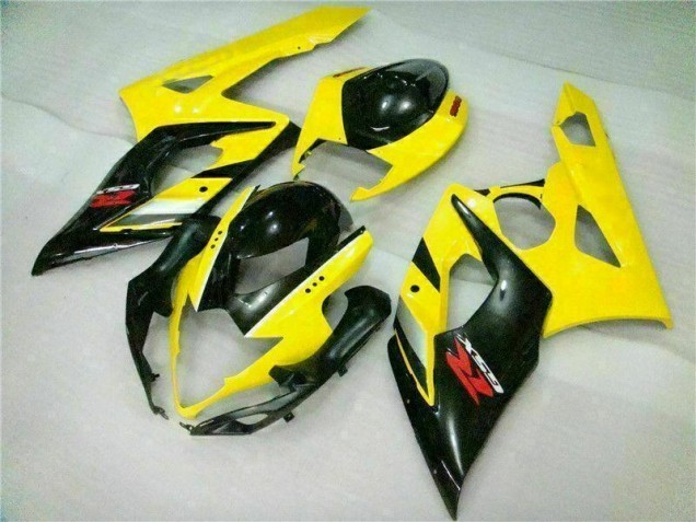 Gelb Schwarz Suzuki GSXR 1000 K5 05-06 Motorrad Verkleidung Gelb Schwarz Suzuki GSXR 1000 K5 05-06 Motorrad Verkleidung