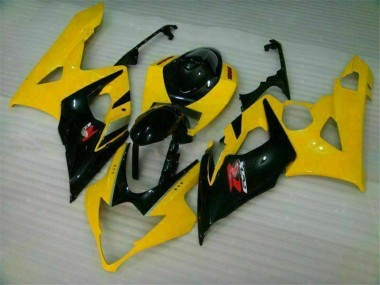 Gelb Schwarz Suzuki GSXR 1000 K5 05-06 Motorrad Verkleidungen