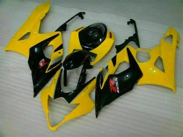 Gelb Schwarz Suzuki GSXR 1000 K5 05-06 Motorrad Verkleidungen Gelb Schwarz Suzuki GSXR 1000 K5 05-06 Motorrad Verkleidungen