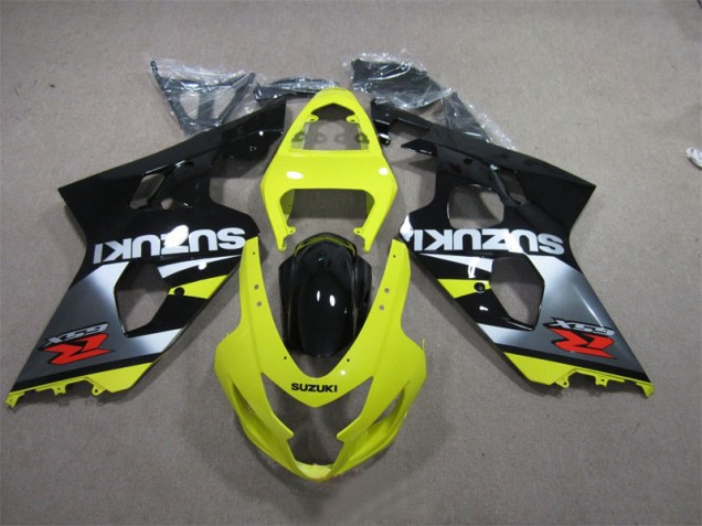 Gelb Schwarz Suzuki GSXR 600 K4 04-05 Motorrad Verkleidungen Gelb Schwarz Suzuki GSXR 600 K4 04-05 Motorrad Verkleidungen