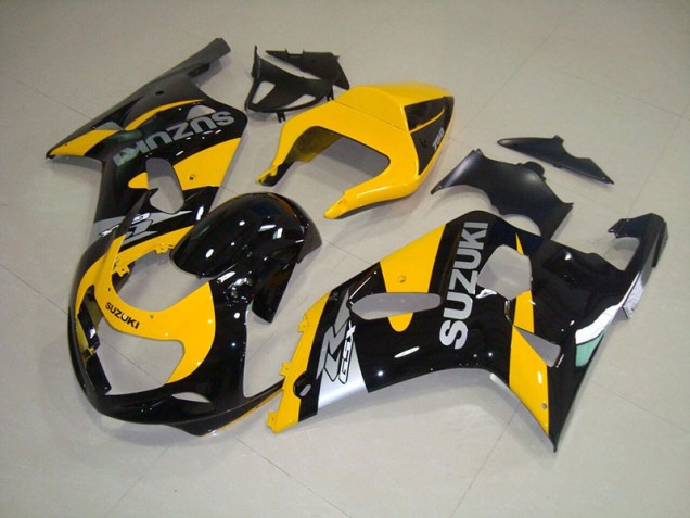 Gelb Schwarz Suzuki GSXR 750 K1 K2 K3 01-03 Motorrad Verkleidungen Gelb Schwarz Suzuki GSXR 750 K1 K2 K3 01-03 Motorrad Verkleidungen