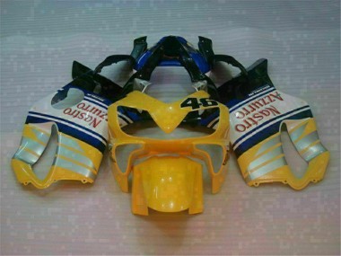 Gelb Silber Nastro Azzurro Honda CBR 600 F4i 01-03 Motorrad Verkleidungen