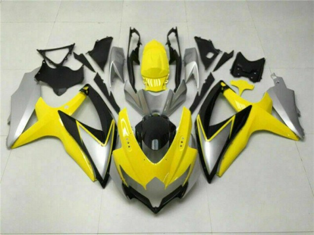 Gelb Suzuki GSXR 600 / 750 K8 08-10 Motorrad Verkleidungen Gelb Suzuki GSXR 600 / 750 K8 08-10 Motorrad Verkleidungen