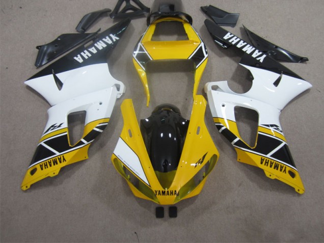 Gelb Weiß Schwarz Yamaha R1 00-01 Motorrad Verkleidungen