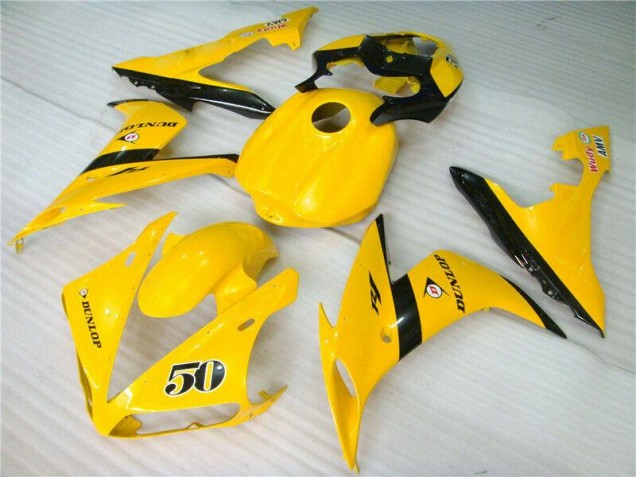 Gelb Yamaha R1 04-06 Motorrad Verkleidungen Gelb Yamaha R1 04-06 Motorrad Verkleidungen