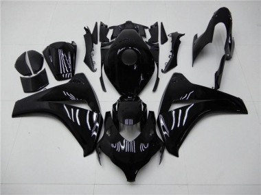 Glänzend Schwarz Honda CBR 1000 RR 08-11 Motorrad Vollverkleidung