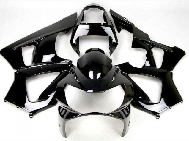 Glänzend Schwarz Honda CBR 900 RR 929RR 00-01 Motorrad Verkleidungen Glänzend Schwarz Honda CBR 900 RR 929RR 00-01 Motorrad Verkleidungen