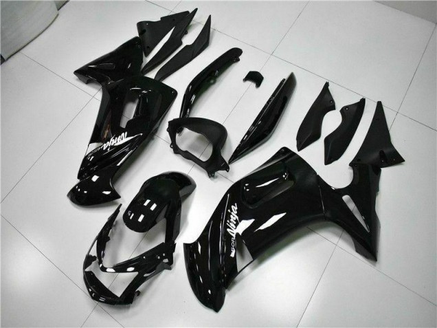 Glänzend Schwarz Kawasaki EX650 06-08 Motorrad Verkleidungen Glänzend Schwarz Kawasaki EX650 06-08 Motorrad Verkleidungen