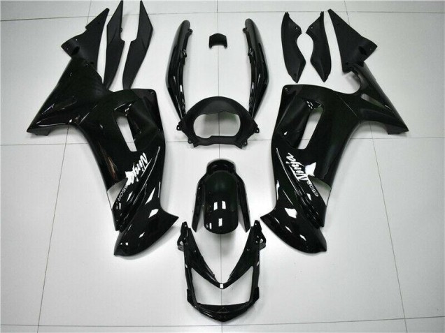 Glänzend Schwarz Kawasaki EX650 06-08 Motorrad Verkleidungen Glänzend Schwarz Kawasaki EX650 06-08 Motorrad Verkleidungen