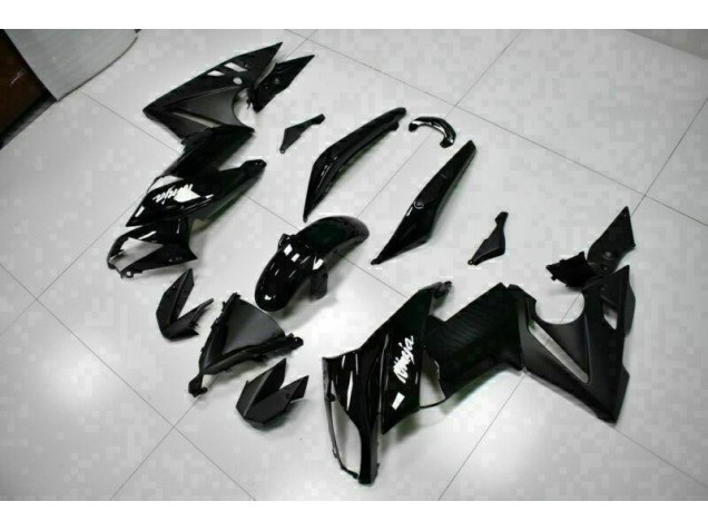 Glänzend Schwarz Kawasaki EX650 09-11 Motorrad Verkleidungen Glänzend Schwarz Kawasaki EX650 09-11 Motorrad Verkleidungen
