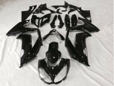 Glänzend Schwarz Kawasaki EX650 12-16 Motorrad Verkleidung
