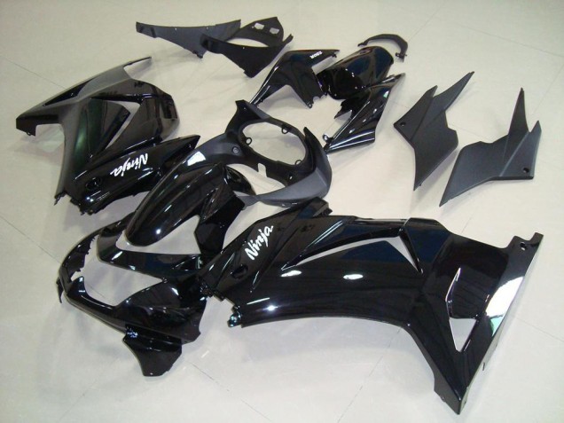Glänzend Schwarz Kawasaki ZX 250R 08-12 Motorrad Verkleidungen