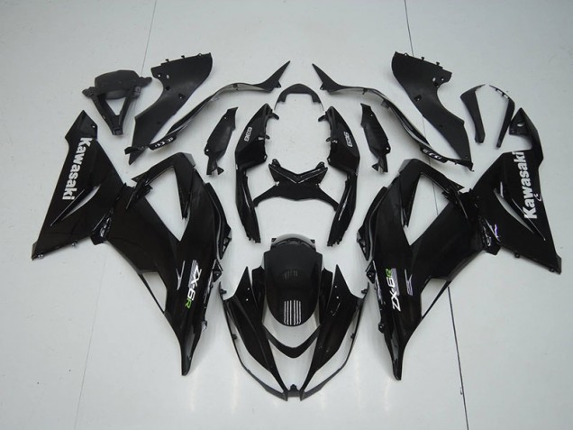 Glänzend Schwarz Kawasaki ZX6R 13-18 Motorrad Verkleidung Glänzend Schwarz Kawasaki ZX6R 13-18 Motorrad Verkleidung