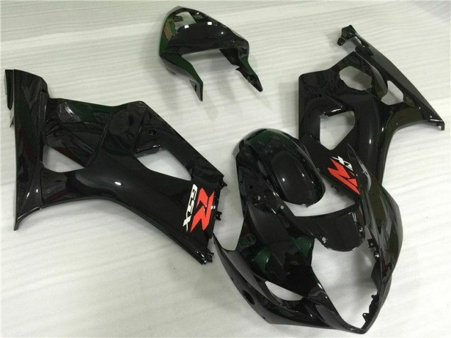 Glänzend Schwarz Suzuki GSXR 1000 K3 03-04 Motorrad Vollverkleidung Glänzend Schwarz Suzuki GSXR 1000 K3 03-04 Motorrad Vollverkleidung