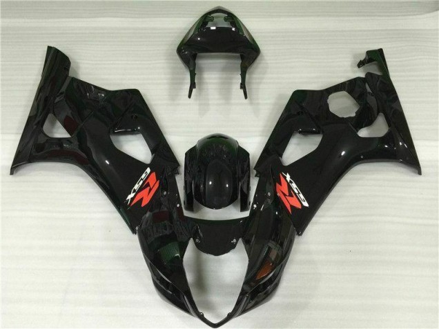 Glänzend Schwarz Suzuki GSXR 1000 K3 03-04 Motorrad Vollverkleidung Glänzend Schwarz Suzuki GSXR 1000 K3 03-04 Motorrad Vollverkleidung