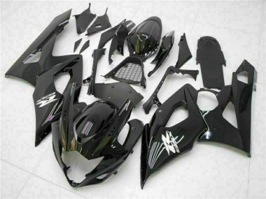 Glänzend Schwarz Suzuki GSXR 1000 K5 05-06 Motorrad Verkleidung