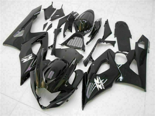 Glänzend Schwarz Suzuki GSXR 1000 K5 05-06 Motorrad Verkleidung Glänzend Schwarz Suzuki GSXR 1000 K5 05-06 Motorrad Verkleidung