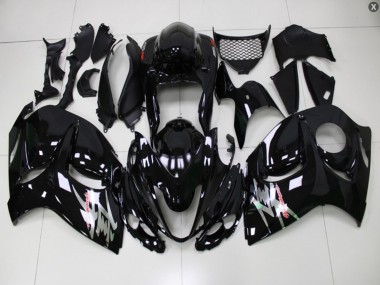 Glänzend Schwarz Suzuki GSXR 1300 Hayabusa 08-20 Motorrad Verkleidungen