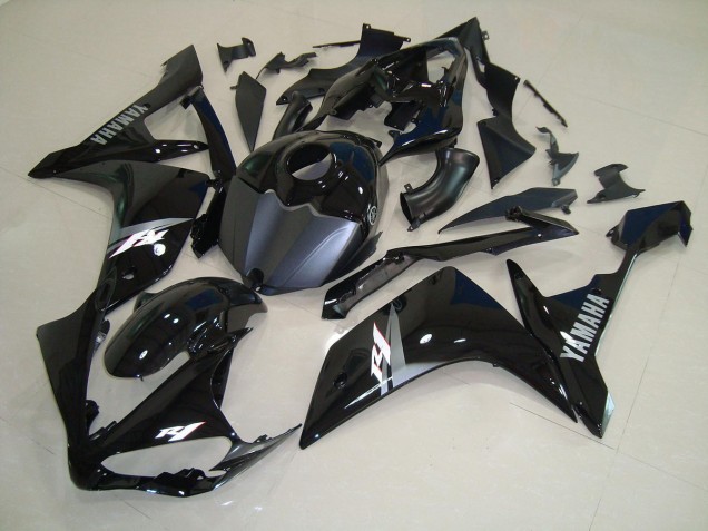 Glänzend Schwarz Weiß Yamaha R1 07-08 Motorrad Verkleidungen Glänzend Schwarz Weiß Yamaha R1 07-08 Motorrad Verkleidungen