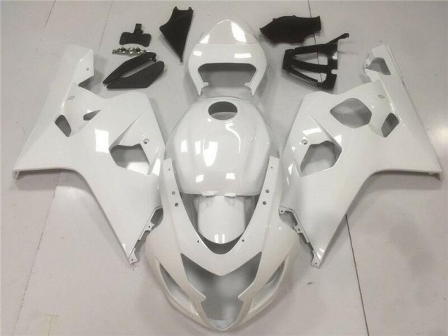 Glänzend Weiß Suzuki GSXR 600 / 750 K4 04-05 Motorrad Verkleidungen Glänzend Weiß Suzuki GSXR 600 / 750 K4 04-05 Motorrad Verkleidungen