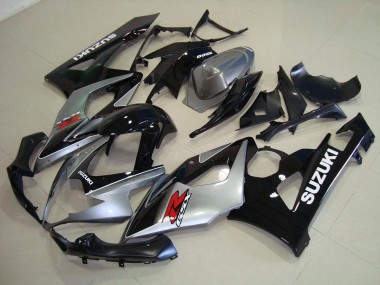Grau Schwarz Suzuki GSXR 1000 K5 05-06 Motorrad Verkleidung