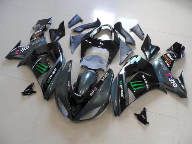 Graues Monster Kawasaki ZX10R 06-07 Motorrad Verkleidungen Graues Monster Kawasaki ZX10R 06-07 Motorrad Verkleidungen
